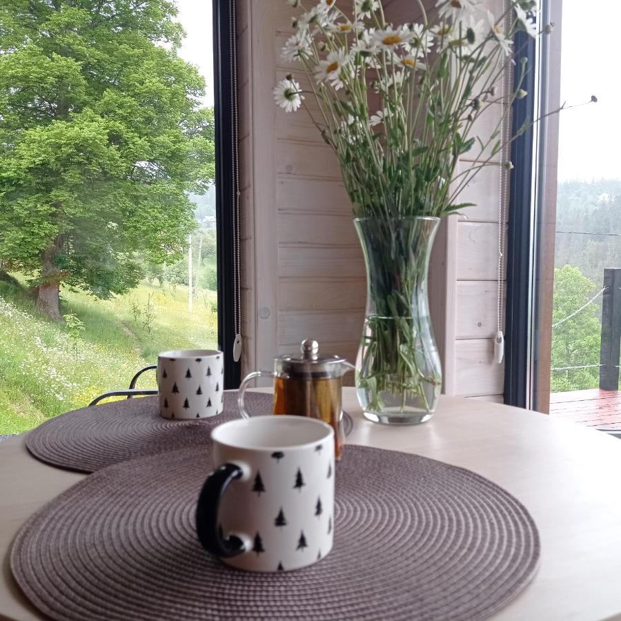 Ecottage Котедж Для Двох У Горах Із Чаном-Джакузі Slavske Bagian luar foto