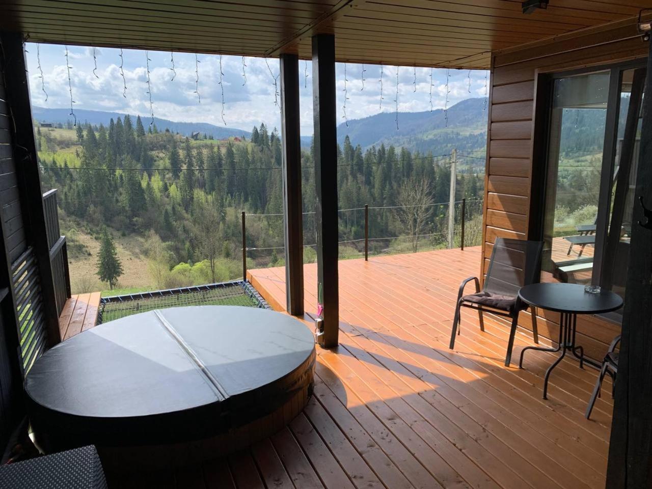 Ecottage Котедж Для Двох У Горах Із Чаном-Джакузі Slavske Bagian luar foto